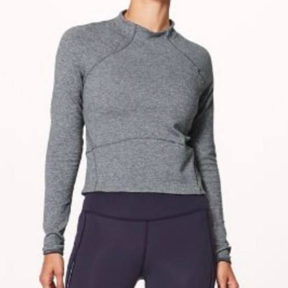 lululemon athletica Gray Long Sleeve Top